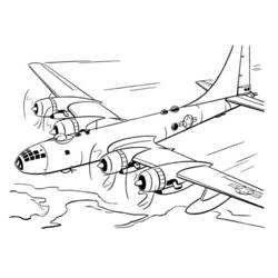 Coloring page: Plane (Transportation) #134858 - Free Printable Coloring Pages