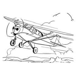 Coloring page: Plane (Transportation) #134864 - Free Printable Coloring Pages