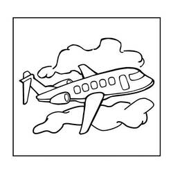 Coloring page: Plane (Transportation) #134868 - Free Printable Coloring Pages