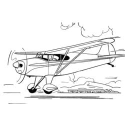 Coloring page: Plane (Transportation) #134870 - Free Printable Coloring Pages