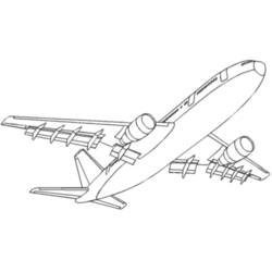Coloring page: Plane (Transportation) #134872 - Free Printable Coloring Pages