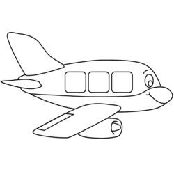 Coloring page: Plane (Transportation) #134883 - Printable coloring pages