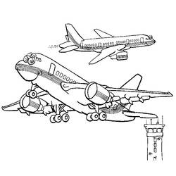 Coloring page: Plane (Transportation) #134888 - Free Printable Coloring Pages