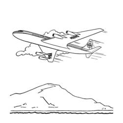 Coloring page: Plane (Transportation) #134890 - Free Printable Coloring Pages