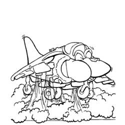 Coloring page: Plane (Transportation) #134894 - Free Printable Coloring Pages