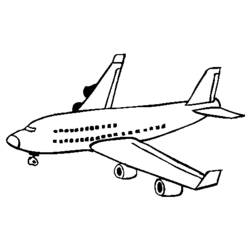 Coloring page: Plane (Transportation) #134898 - Printable coloring pages