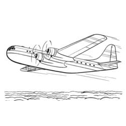 Coloring page: Plane (Transportation) #134902 - Free Printable Coloring Pages