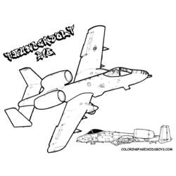 Coloring page: Plane (Transportation) #134928 - Free Printable Coloring Pages