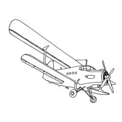 Coloring page: Plane (Transportation) #134939 - Free Printable Coloring Pages