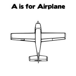 Coloring page: Plane (Transportation) #134940 - Free Printable Coloring Pages