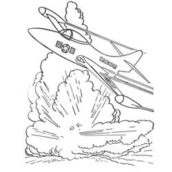 Coloring page: Plane (Transportation) #134948 - Free Printable Coloring Pages