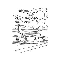 Coloring page: Plane (Transportation) #134949 - Free Printable Coloring Pages