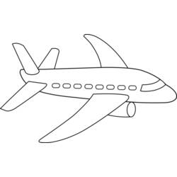 Coloring page: Plane (Transportation) #134951 - Printable coloring pages