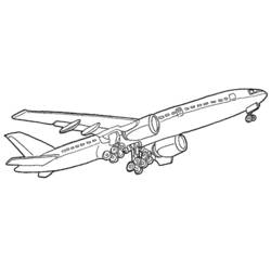 Coloring page: Plane (Transportation) #134956 - Free Printable Coloring Pages