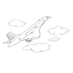 Coloring page: Plane (Transportation) #134960 - Free Printable Coloring Pages