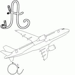 Coloring page: Plane (Transportation) #134989 - Free Printable Coloring Pages