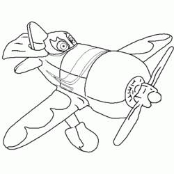 Coloring page: Plane (Transportation) #134992 - Free Printable Coloring Pages