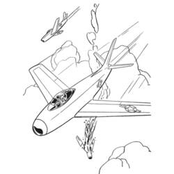 Coloring page: Plane (Transportation) #135011 - Free Printable Coloring Pages