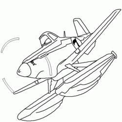 Coloring page: Plane (Transportation) #135027 - Printable coloring pages