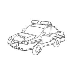 Coloring page: Police car (Transportation) #142944 - Printable coloring pages