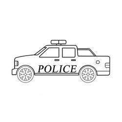 Coloring page: Police car (Transportation) #198526 - Free Printable Coloring Pages