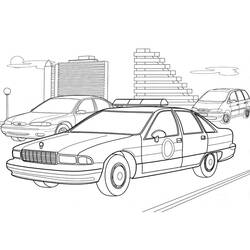 Coloring page: Police car (Transportation) #198540 - Free Printable Coloring Pages