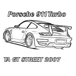 Coloring page: Porsche (Transportation) #174247 - Free Printable Coloring Pages