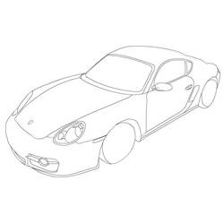 Coloring page: Porsche (Transportation) #174248 - Free Printable Coloring Pages