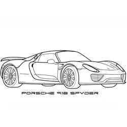 Coloring page: Porsche (Transportation) #174251 - Free Printable Coloring Pages