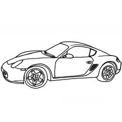 Coloring page: Porsche (Transportation) #174257 - Free Printable Coloring Pages