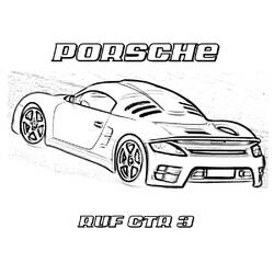 Coloring page: Porsche (Transportation) #174258 - Free Printable Coloring Pages