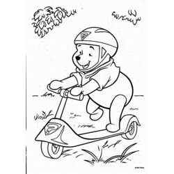 Coloring page: Push Scooter (Transportation) #139107 - Printable coloring pages