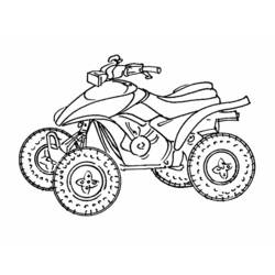 Coloring pages: Quad / ATV - Printable coloring pages
