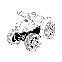 Coloring page: Quad / ATV (Transportation) #143189 - Printable coloring pages