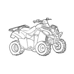 Coloring page: Quad / ATV (Transportation) #143197 - Printable coloring pages