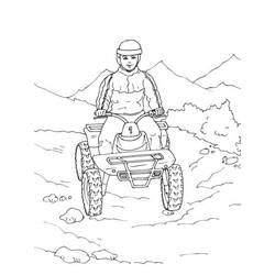 Coloring page: Quad / ATV (Transportation) #179371 - Free Printable Coloring Pages