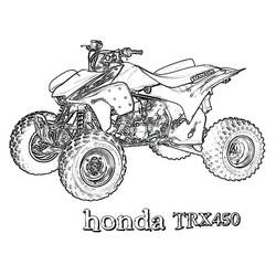 Coloring page: Quad / ATV (Transportation) #179372 - Free Printable Coloring Pages