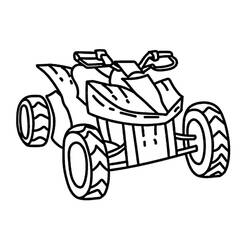 Coloring page: Quad / ATV (Transportation) #179377 - Free Printable Coloring Pages
