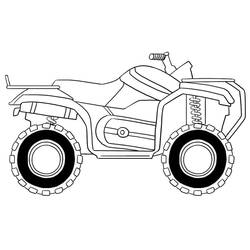Coloring page: Quad / ATV (Transportation) #179378 - Free Printable Coloring Pages
