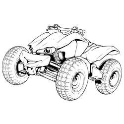 Coloring page: Quad / ATV (Transportation) #179384 - Free Printable Coloring Pages