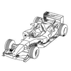 Coloring page: Race car (Transportation) #138851 - Printable coloring pages