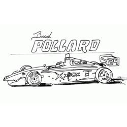 Coloring page: Race car (Transportation) #138852 - Printable coloring pages