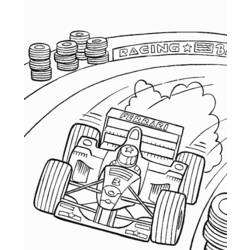 Coloring page: Race car (Transportation) #138859 - Free Printable Coloring Pages