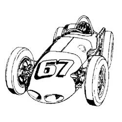 Coloring page: Race car (Transportation) #138867 - Free Printable Coloring Pages