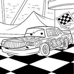 Coloring page: Race car (Transportation) #138921 - Printable coloring pages
