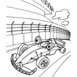 Coloring page: Race car (Transportation) #138923 - Free Printable Coloring Pages