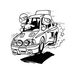 Coloring page: Race car (Transportation) #138929 - Printable coloring pages