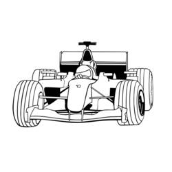 Coloring page: Race car (Transportation) #138955 - Free Printable Coloring Pages