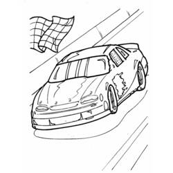 Coloring page: Race car (Transportation) #138997 - Free Printable Coloring Pages