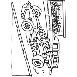 Coloring page: Race car (Transportation) #139056 - Free Printable Coloring Pages